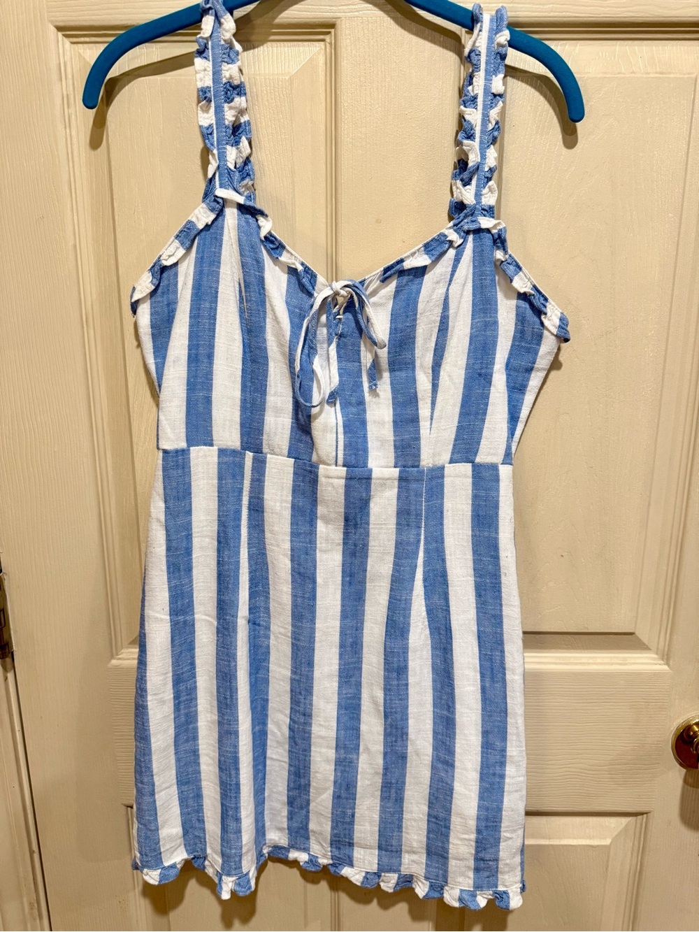 Forever 21 Blue and White Striped Sundress